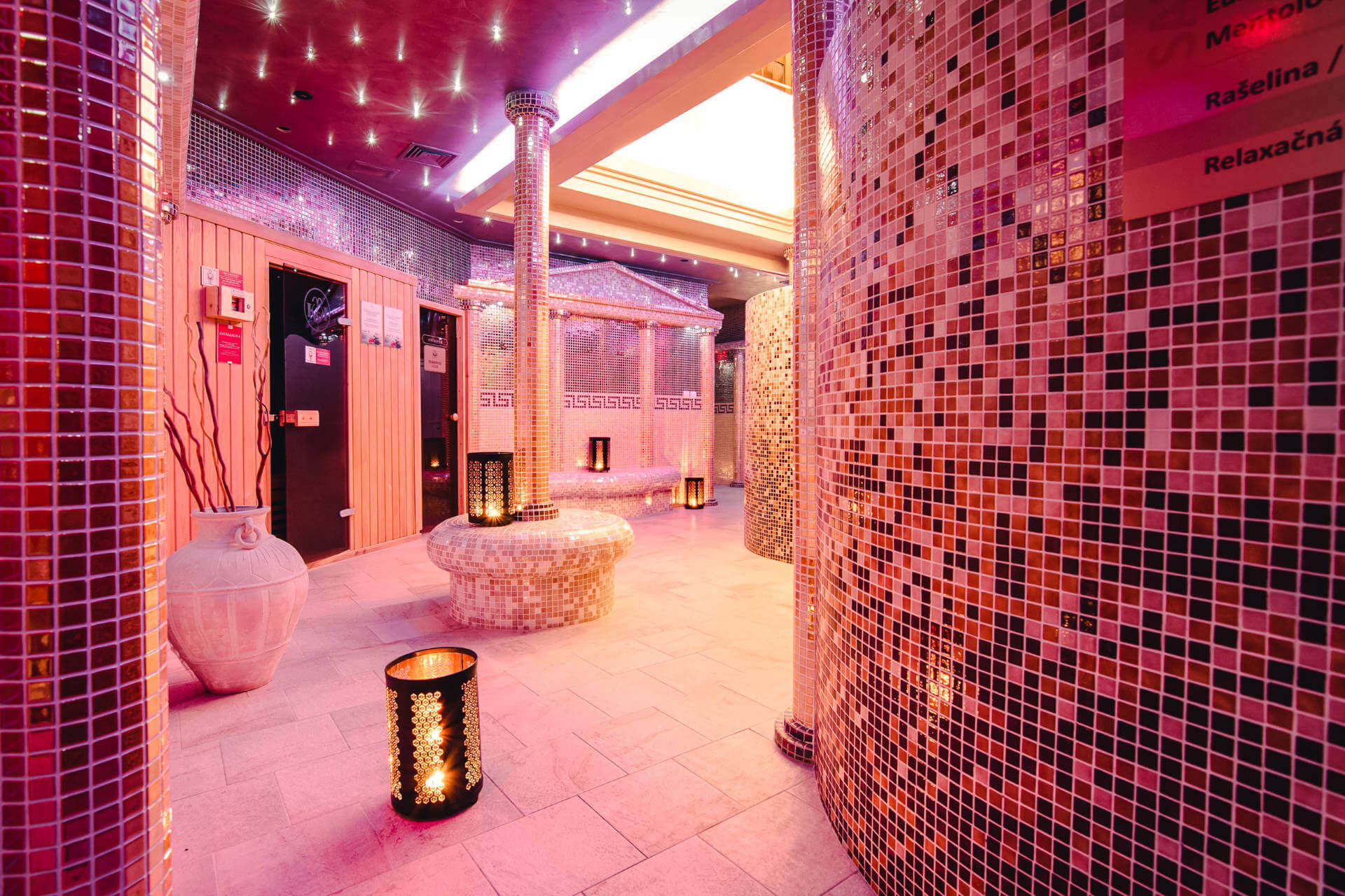 Saunový svet v hotel a spa resorte Kaskady